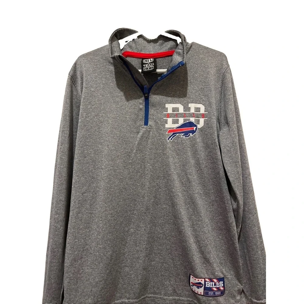 Boys NFL Buffalo Bills QuarterZip Size 8 Back To School